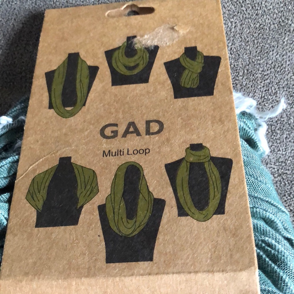 Green scarf